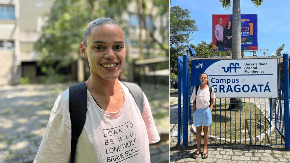 Olívia, 25 anos, aprovada em Economia na universidade federal após superar enormes adversidades